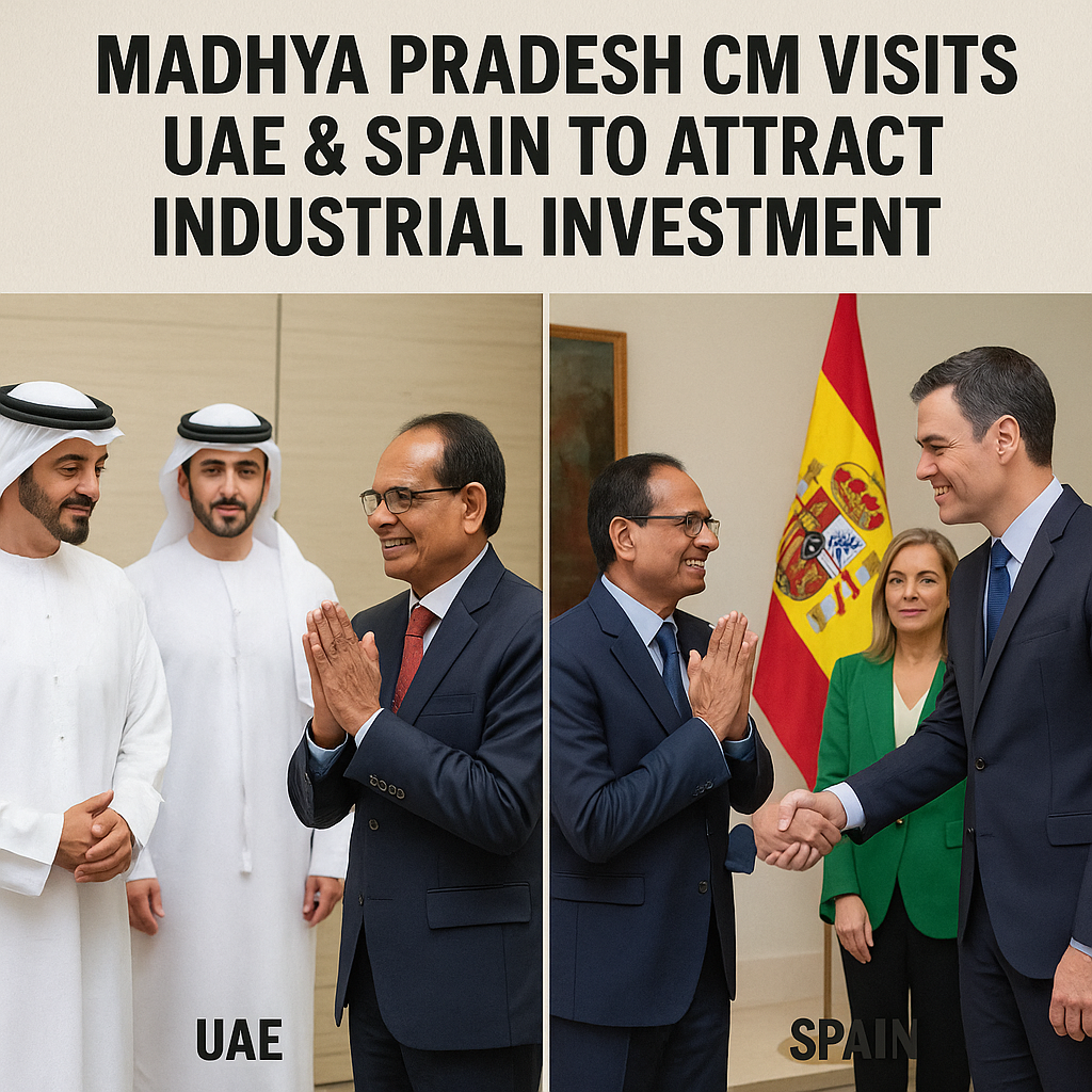Madhya Pradesh CM visits UAE & Spain to attract industrial investment