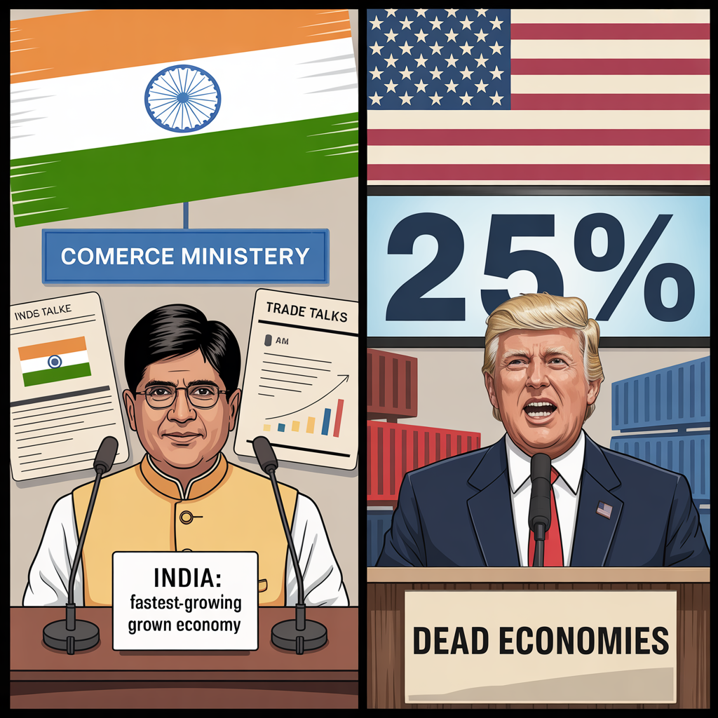 India Reacts Firmly to “Dead Economy” Remarks by Trump - The Civic Sense
