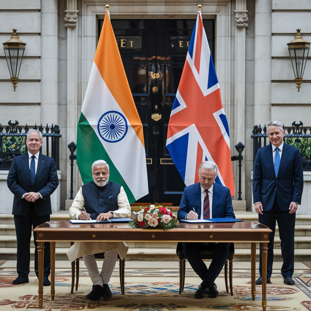India–UK Free Trade Agreement Signing Announced - The Civic Sense