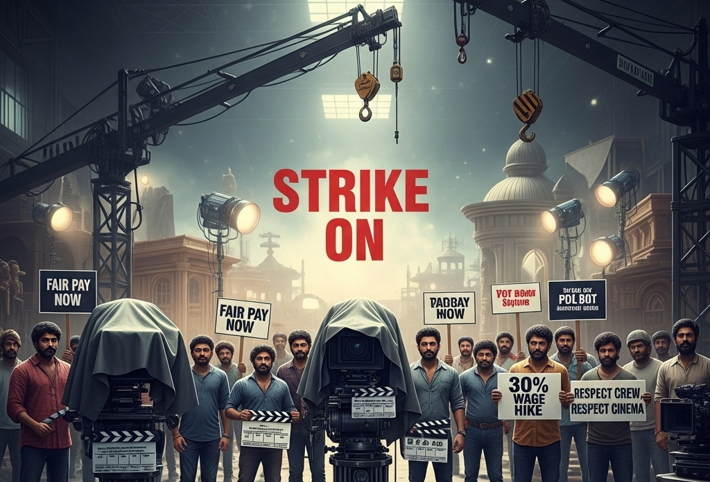 Telugu Film Industry Workers Begin Strike Over Wage Demand - The Civic Sense