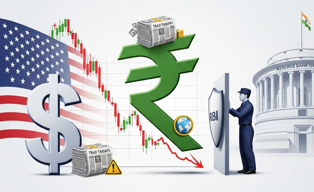Indian Rupee Opens Weaker On Trade Tensions, RBI Intervenes - The Civic Sense