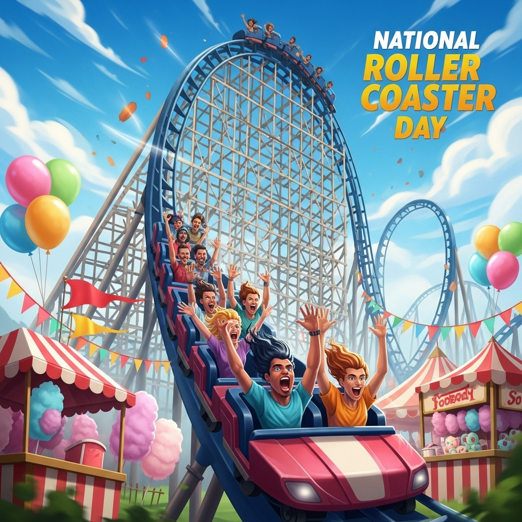 National Roller Coaster Day - The Civic Sense