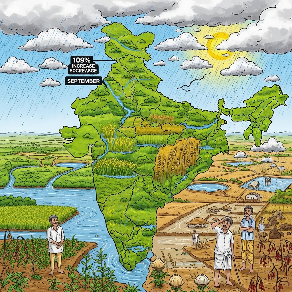 Monsoon Set to Yield Above-Average Rain in September - The Civic Sense