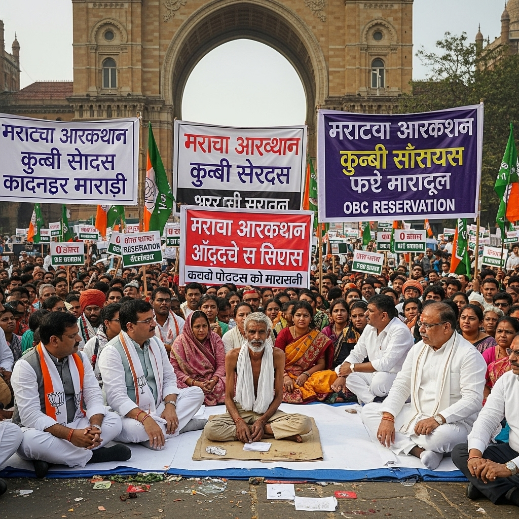 Maratha Quota Agitation Intensifies in Maharashtra - The Civic Sense