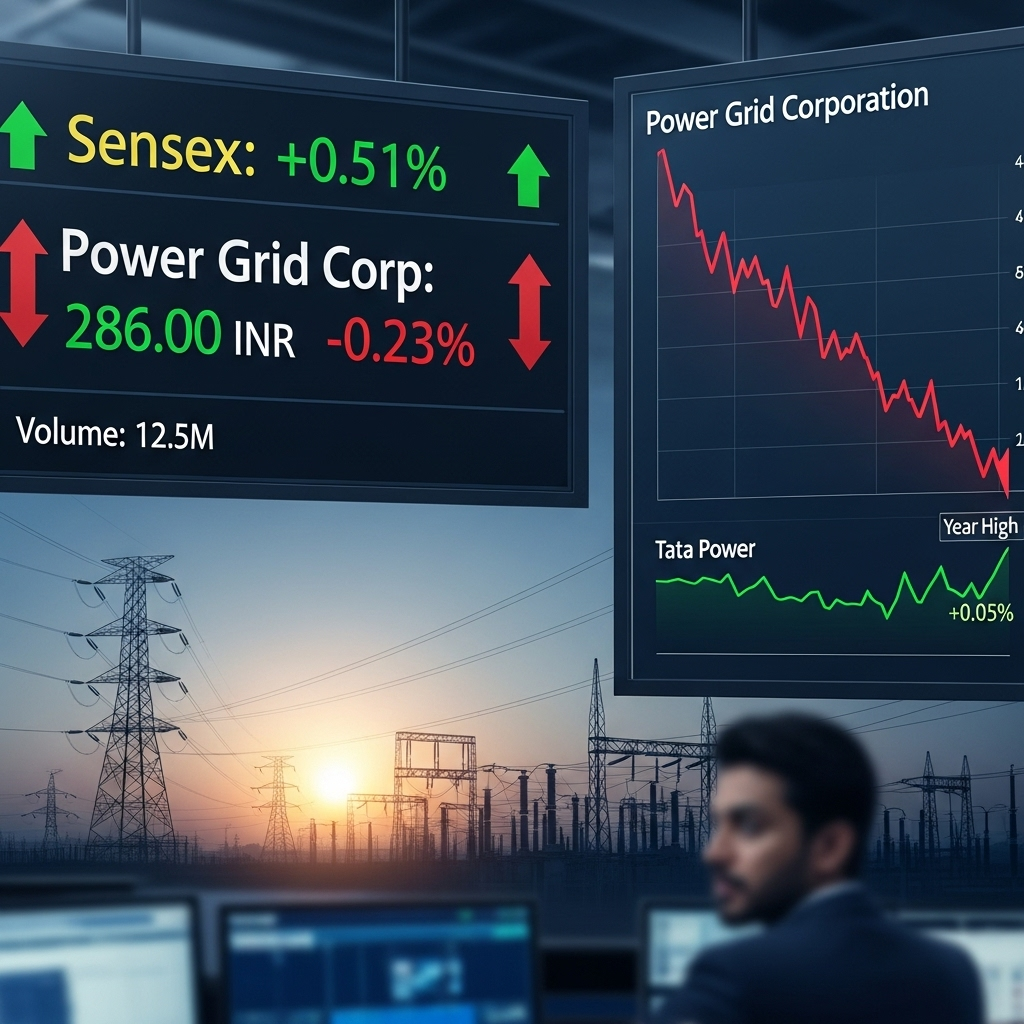 Power grid shares Dip Despite Sensex Rise - The Civic sense
