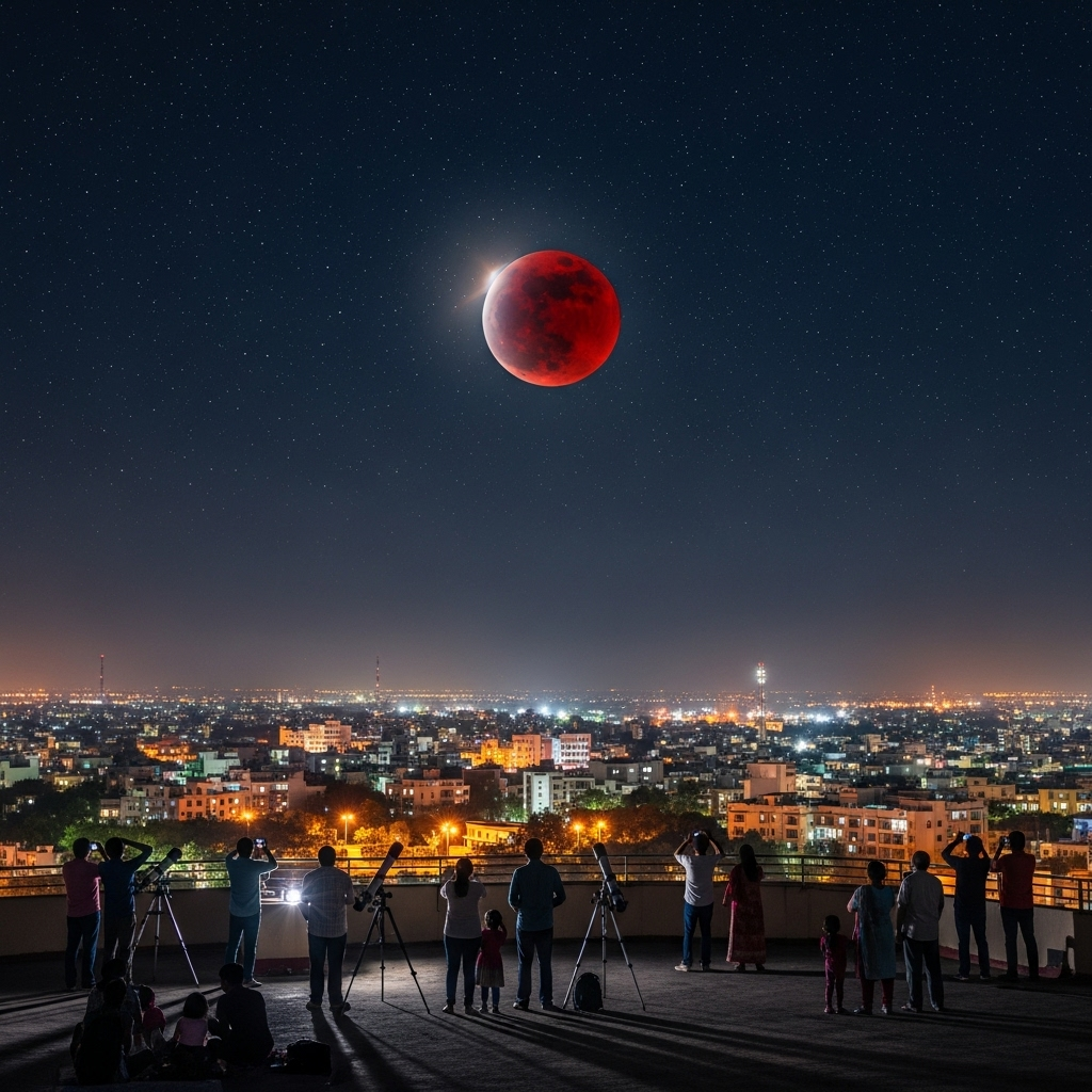 Huge ‘Blood Moon’ Lunar Eclipse—Visible Across India on September 7
