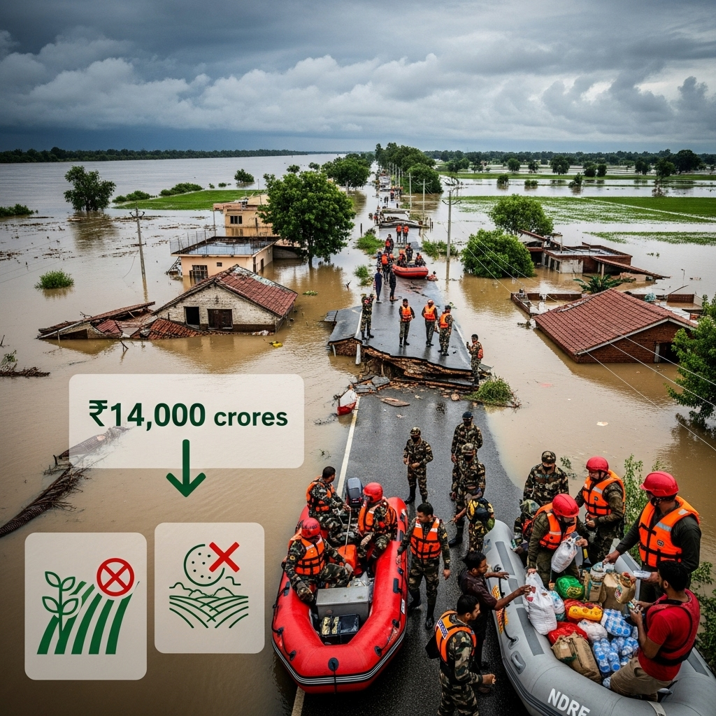 Punjab Flood Loss Crosses ₹14,000 Crore
