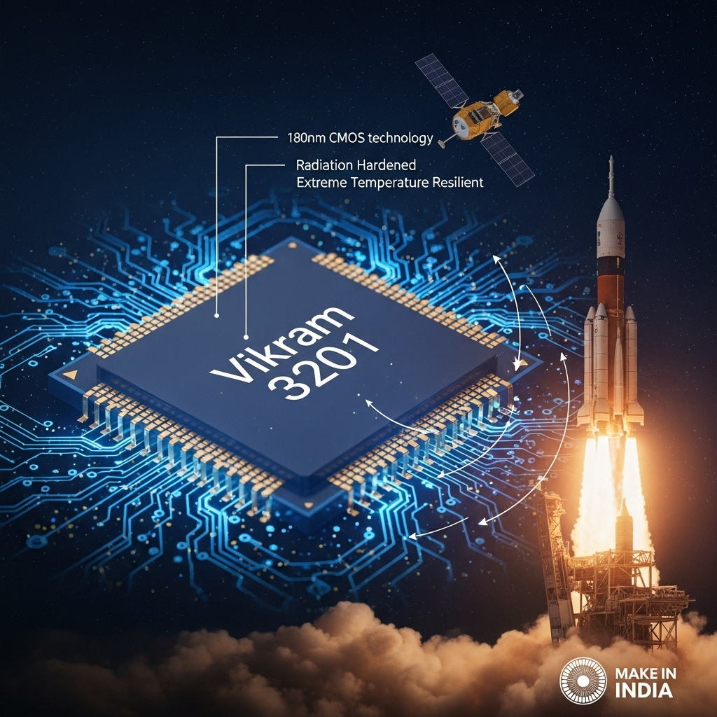 India Debuts Its Own 32-Bit Microprocessor – ‘Vikram 3201’