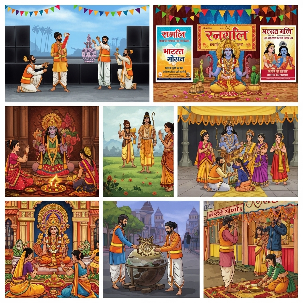 Ramlila 2025 Preparations Underway in Noida and Ghaziabad