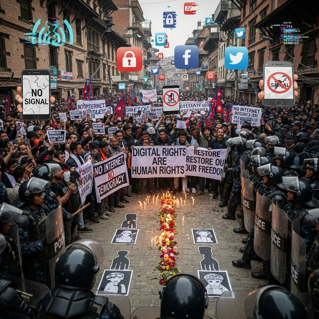 Nepal's Internet Crackdown Sparks Widespread Protests