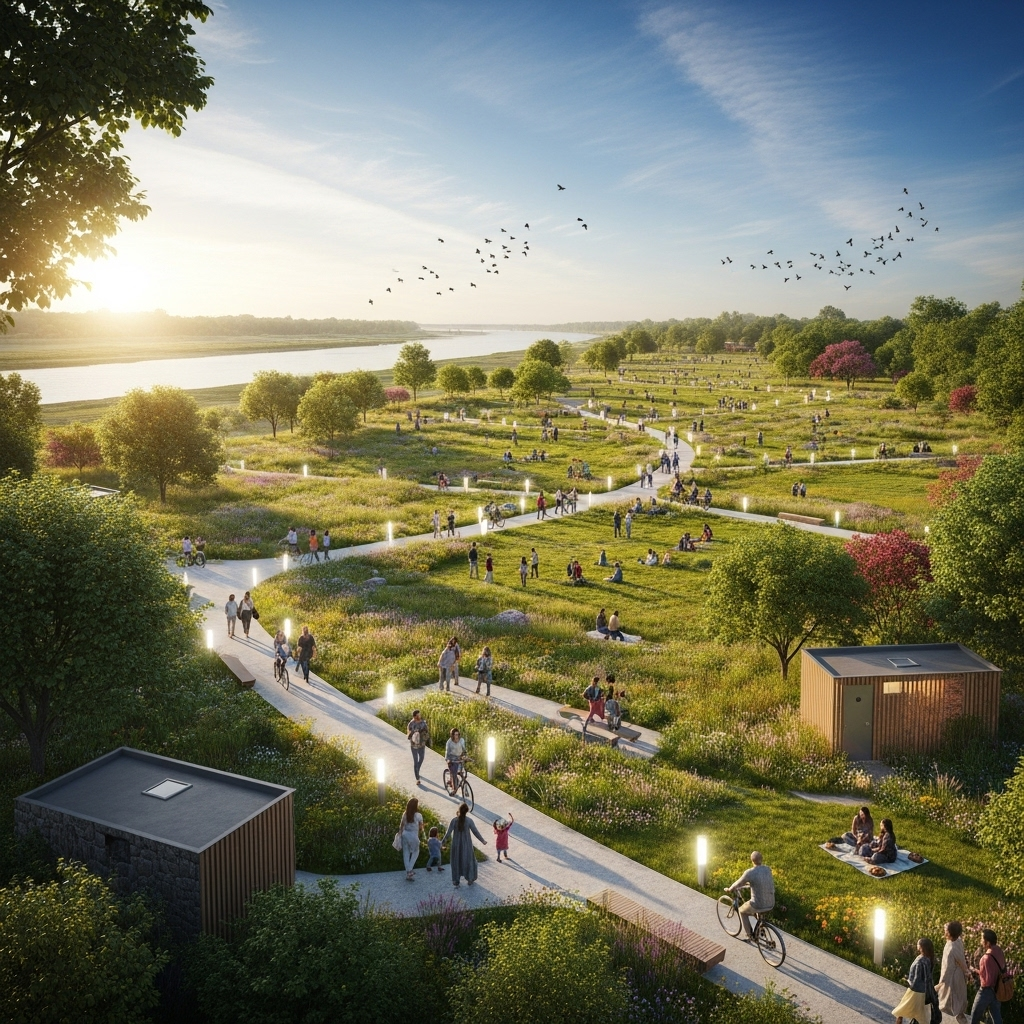 Sustainable Green Development Along Yamuna Floodplain