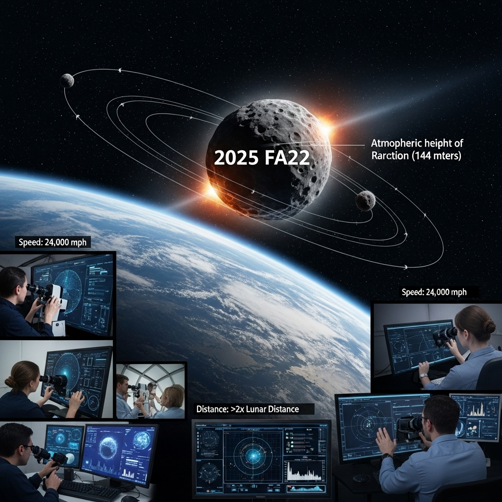 NASA Asteroid “2025 FA22” to Fly Past Earth—Close But Safe