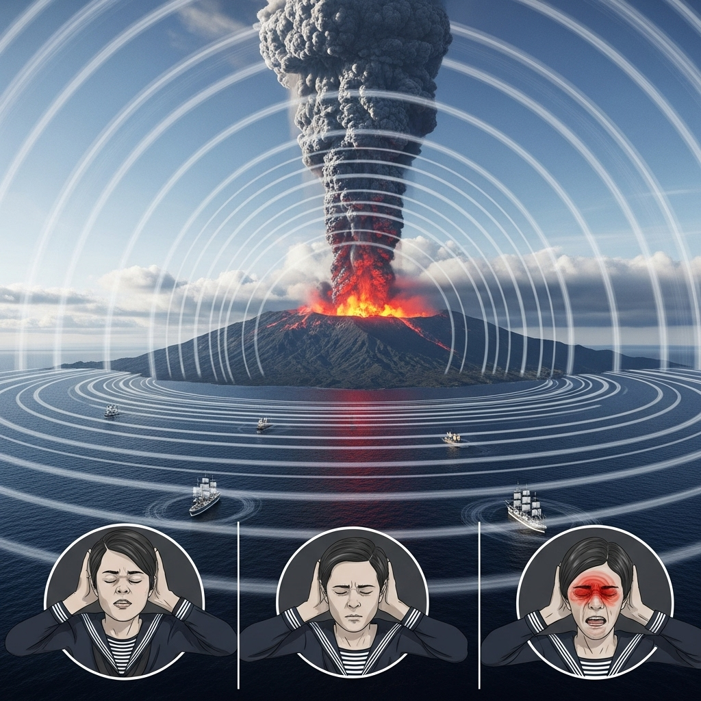 Do you know the eruption of Krakatoa volcano in 1883 was the world's loudest sound, so loud that it was heard up to 3,000 miles away?