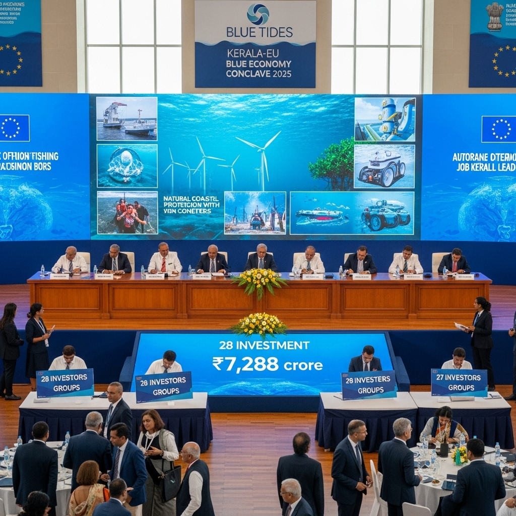 EU-Kerala Blue Economy Conclave Yields Investment Proposals Worth ₹7,288 Crore