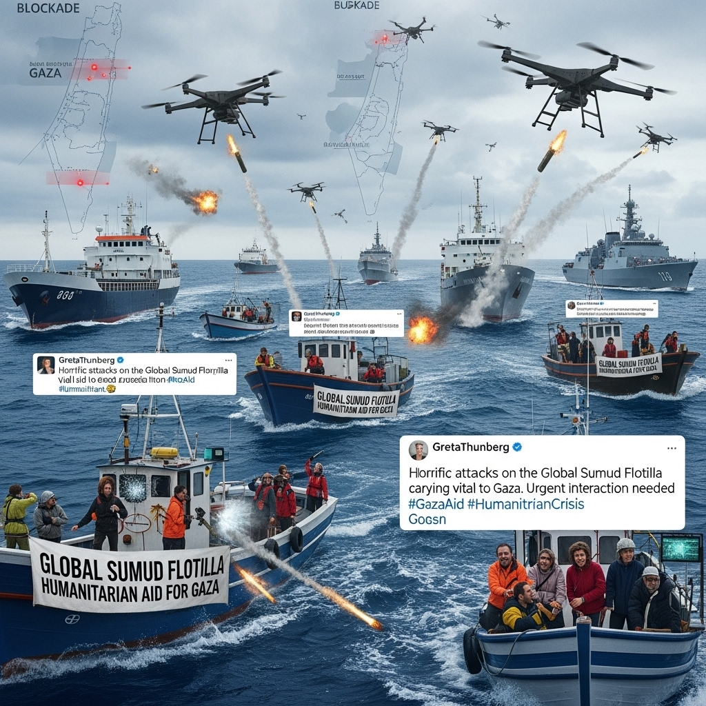 Gaza Aid Flotilla Attacked