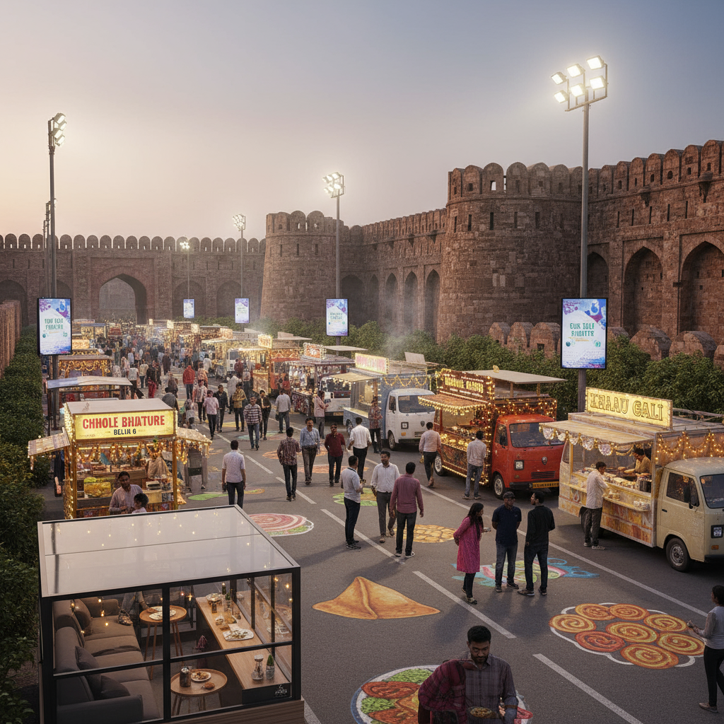Delhi to get its 1st night-life street food market next month