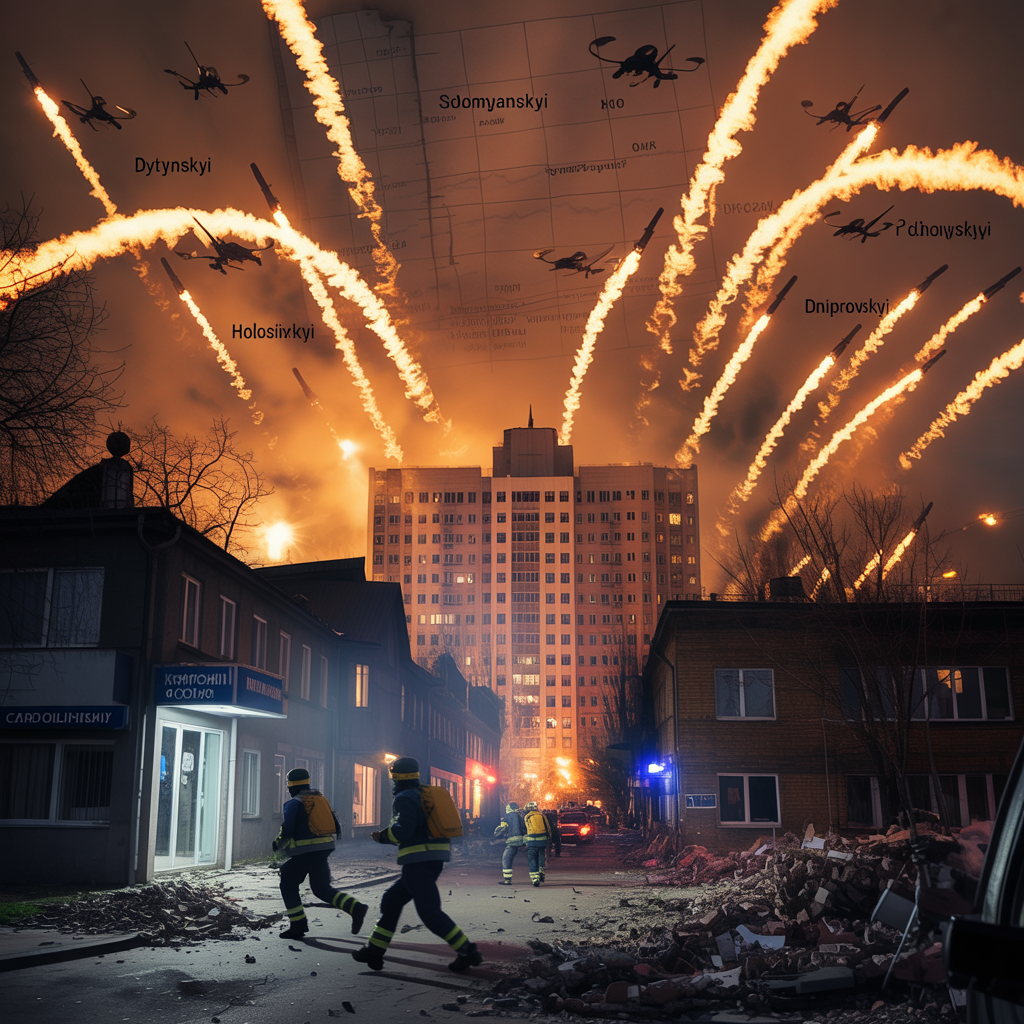 Russia launches mass drone & missile attack on Kyiv and other Ukrainian regions