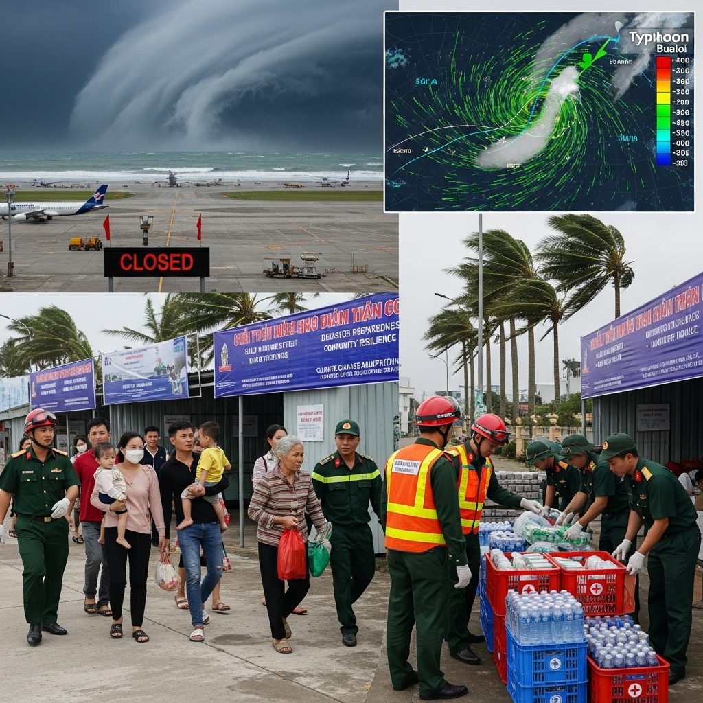 Typhoon Bualoi Prompts Evacuations in Vietnam