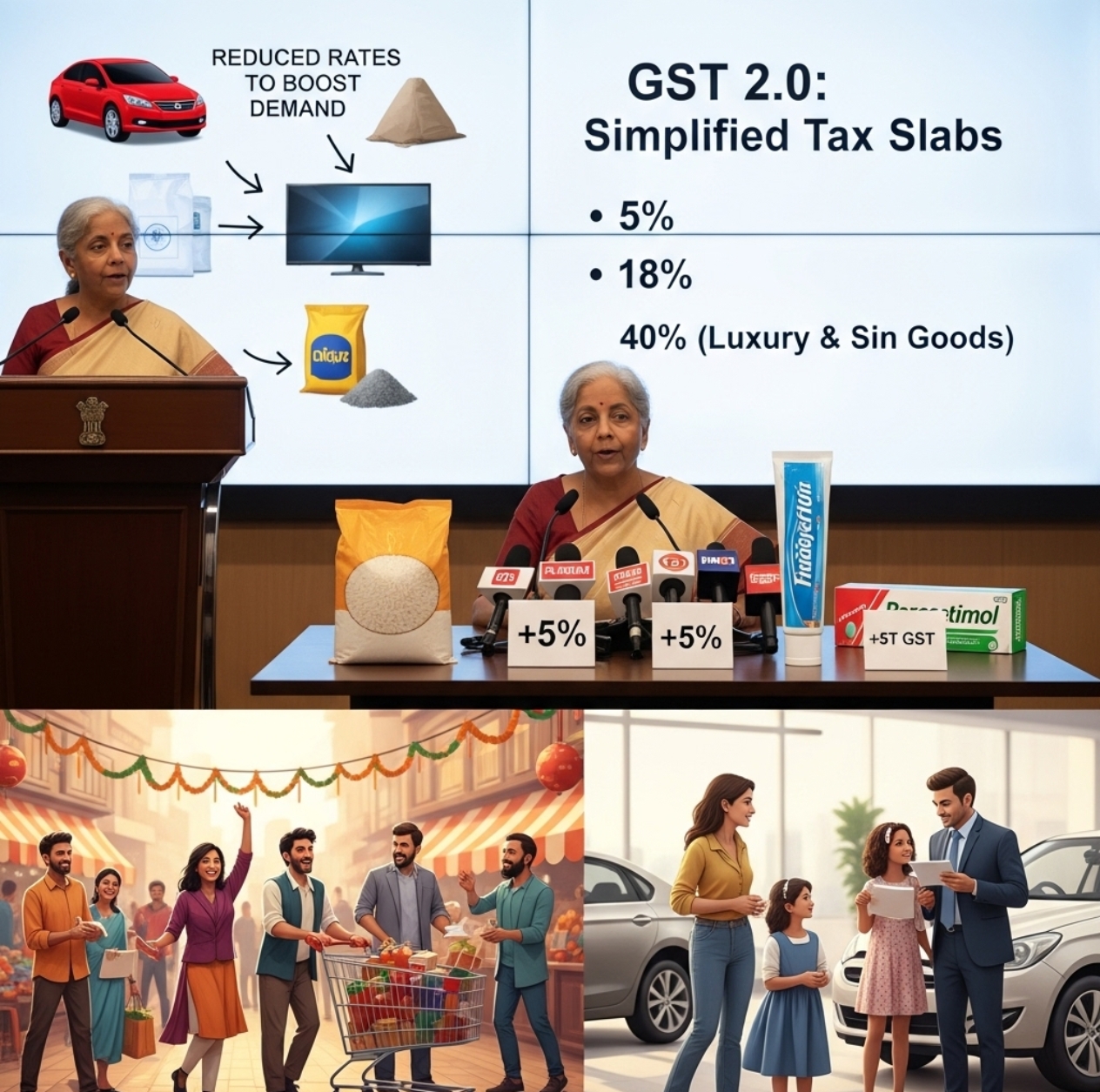Major GST overhaul announced to spur growth