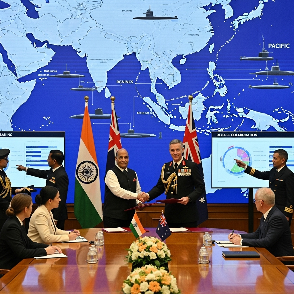 India & Australia sign a security agreement