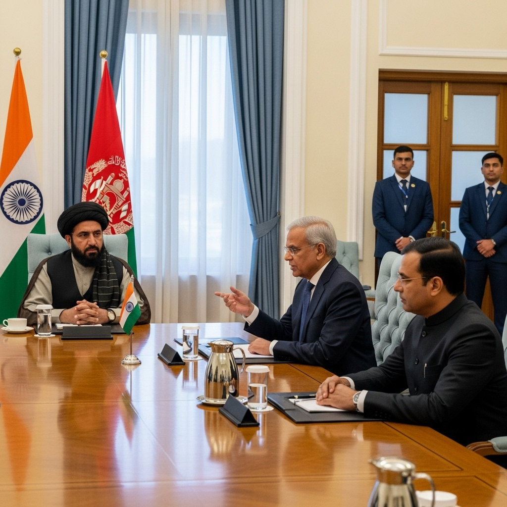 Afghan Taliban Foreign Minister visits India