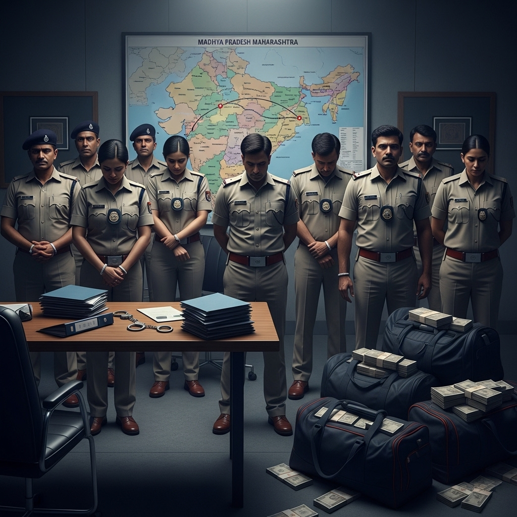 9 Cops Suspended for ‘Looting’ ₹1.45 Crore Hawala Money
