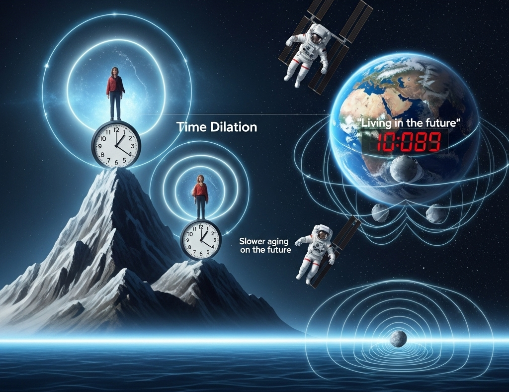 Do you know, time is not actually fixed it varies slightly depending on where you are?