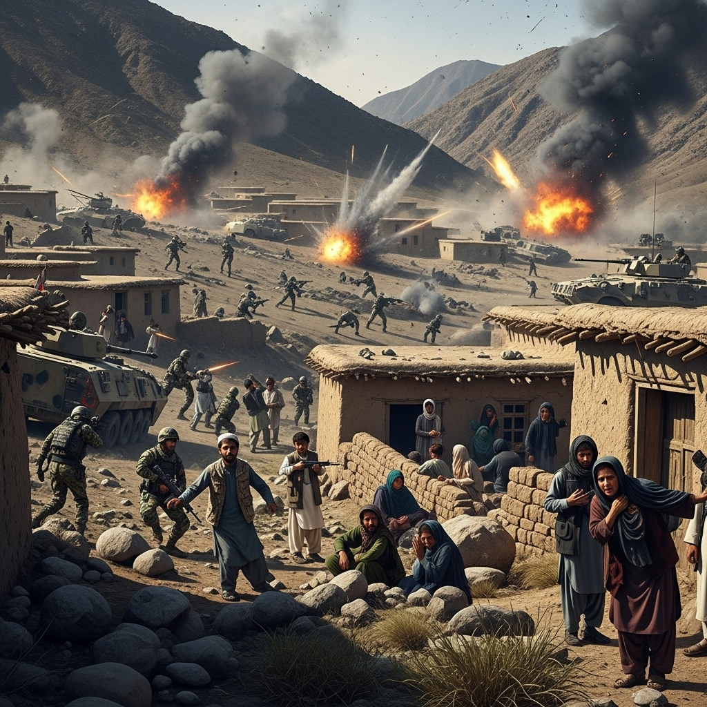 Afghan Taliban and Pakistan Forces Clash Along Durand Line