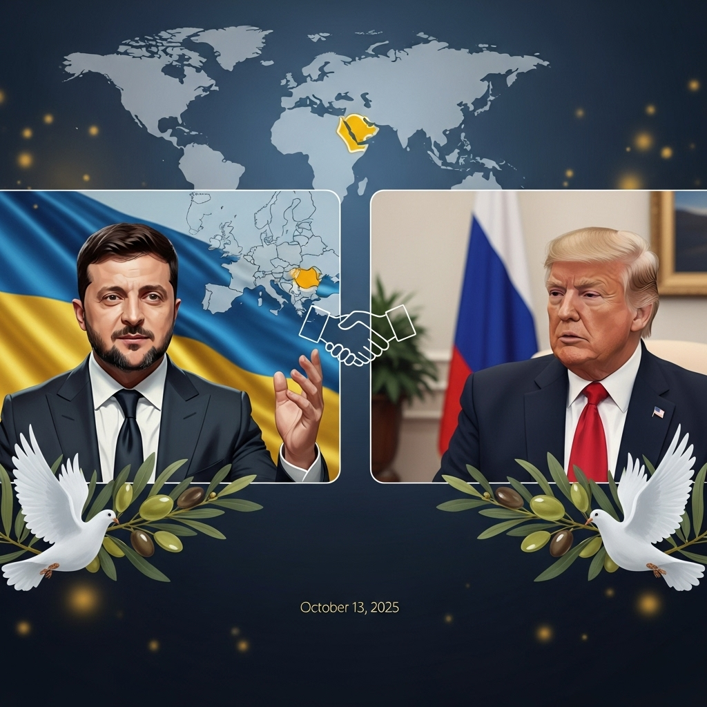 Ukrainian President Zelenskyy Calls Trump, Requests Mediation for Peace