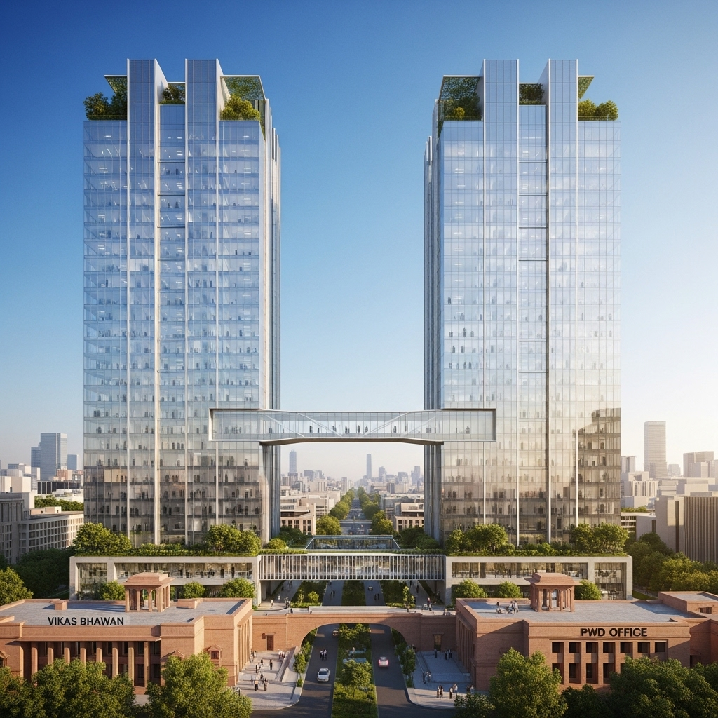 PWD Proposes Twin Towers at ITO to House Secretariat Offices in Delhi