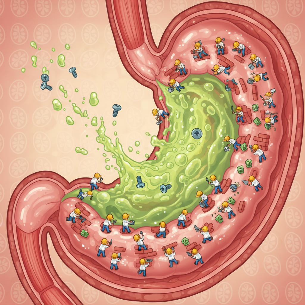 Do you know, our stomach makes its own lining every 3–4 days?