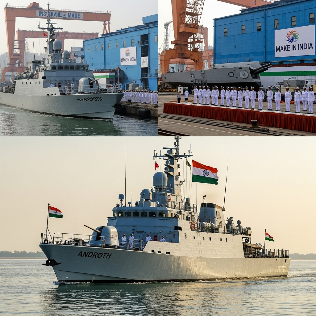 Indian Navy Inducts Indigenous 'Androth' to Enhance Anti-Submarine Warfare Capabilities